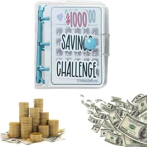 1000 Savings Challenge Binder Mini Budget Binder.